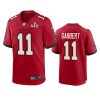 mens buccaneers blaine gabbert red super bowl lv game jersey