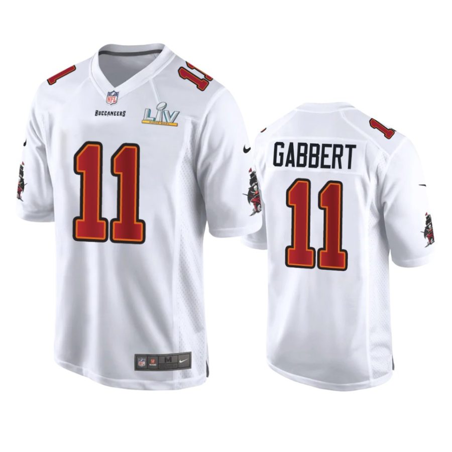 mens buccaneers blaine gabbert white super bowl lv game fashion jersey