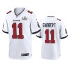 mens buccaneers blaine gabbert white super bowl lv game jersey