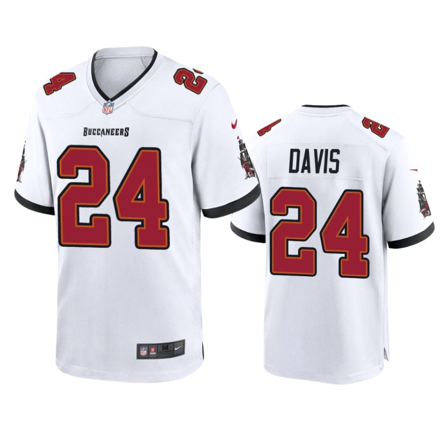 mens buccaneers carlton davis white 2020 game jersey