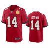 mens buccaneers chris godwin red super bowl lv champions game jersey