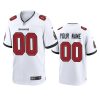 mens buccaneers custom white 2020 game jersey