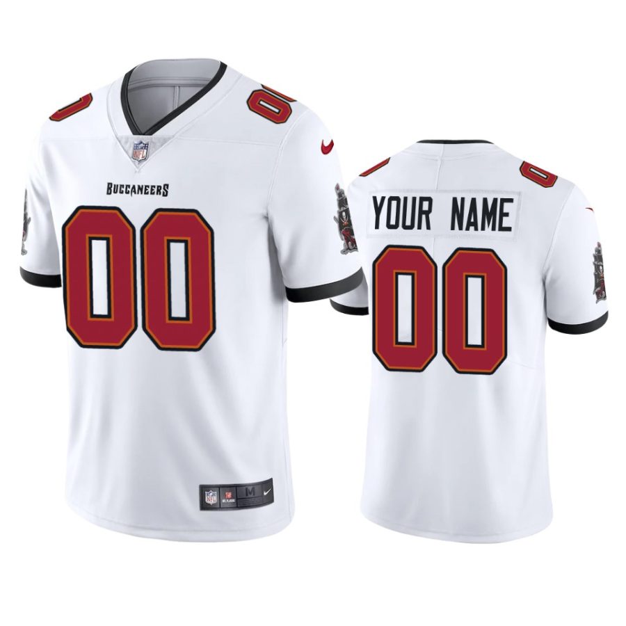 mens buccaneers custom white 2020 vapor limited jersey 0a