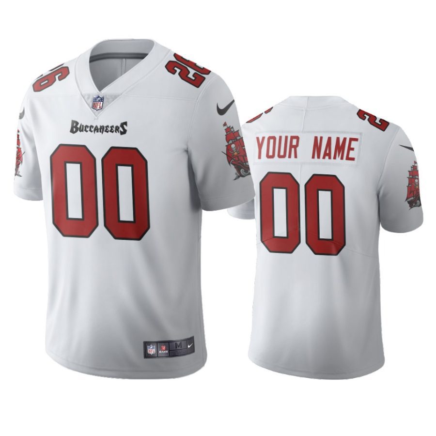 mens buccaneers custom white 2020 vapor limited jersey