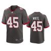 mens buccaneers devin white pewter 2020 game jersey