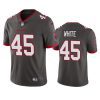mens buccaneers devin white pewter 2020 vapor limited jersey
