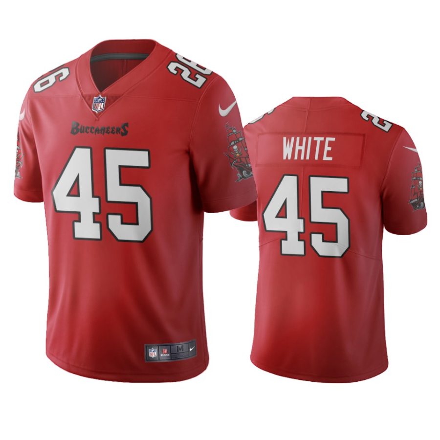 mens buccaneers devin white red 2020 vapor limited jersey