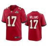 mens buccaneers doug williams red super bowl lv game jersey