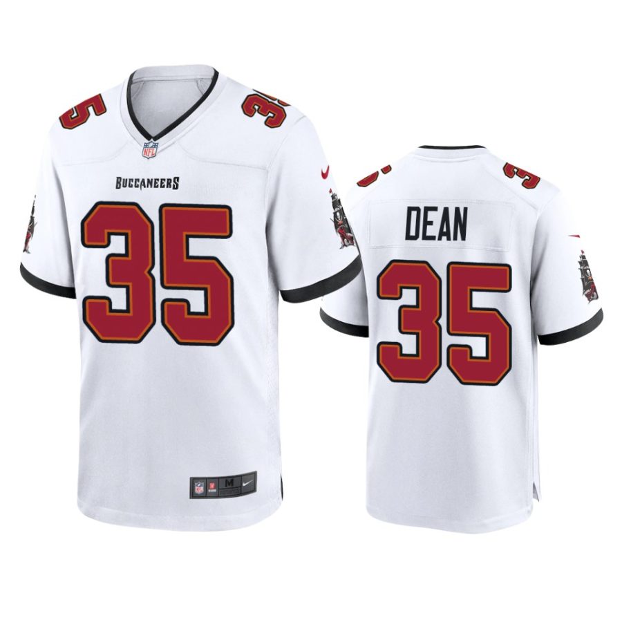 mens buccaneers jamel dean white 2020 game jersey