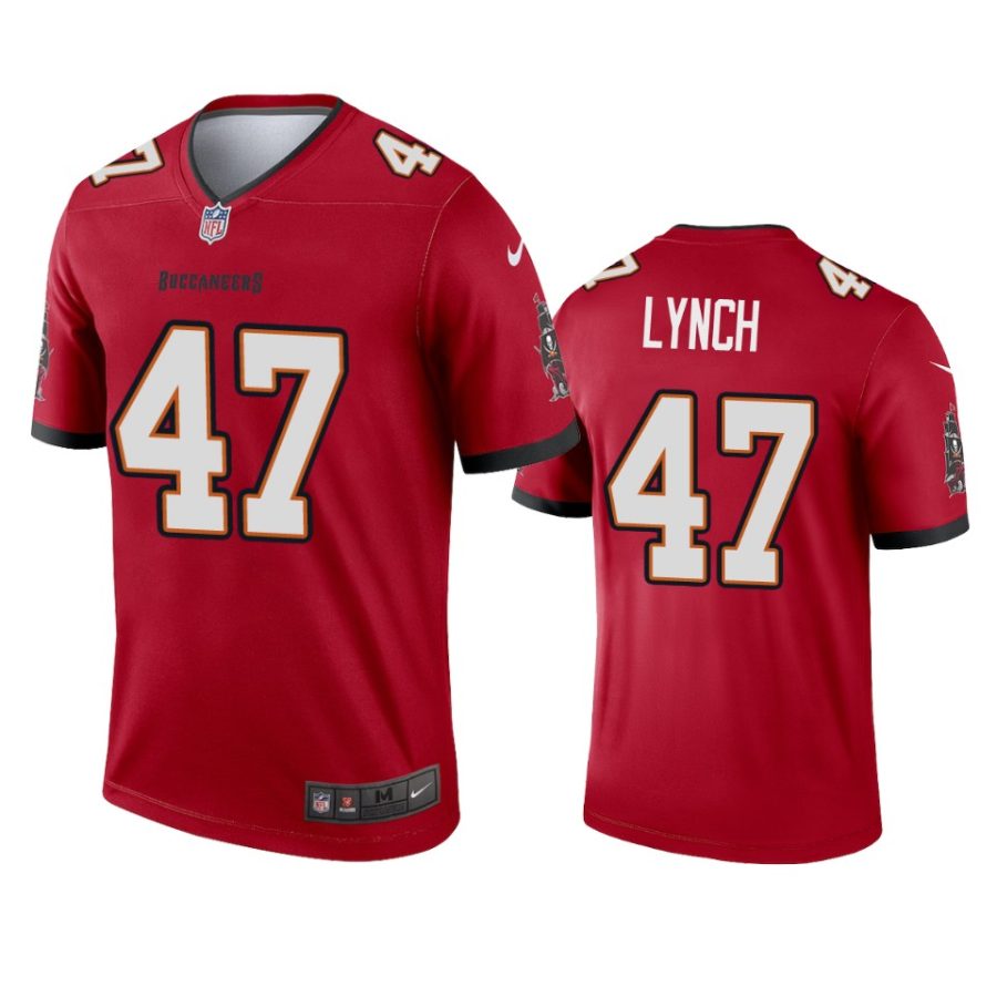 mens buccaneers john lynch red 2020 legend jersey