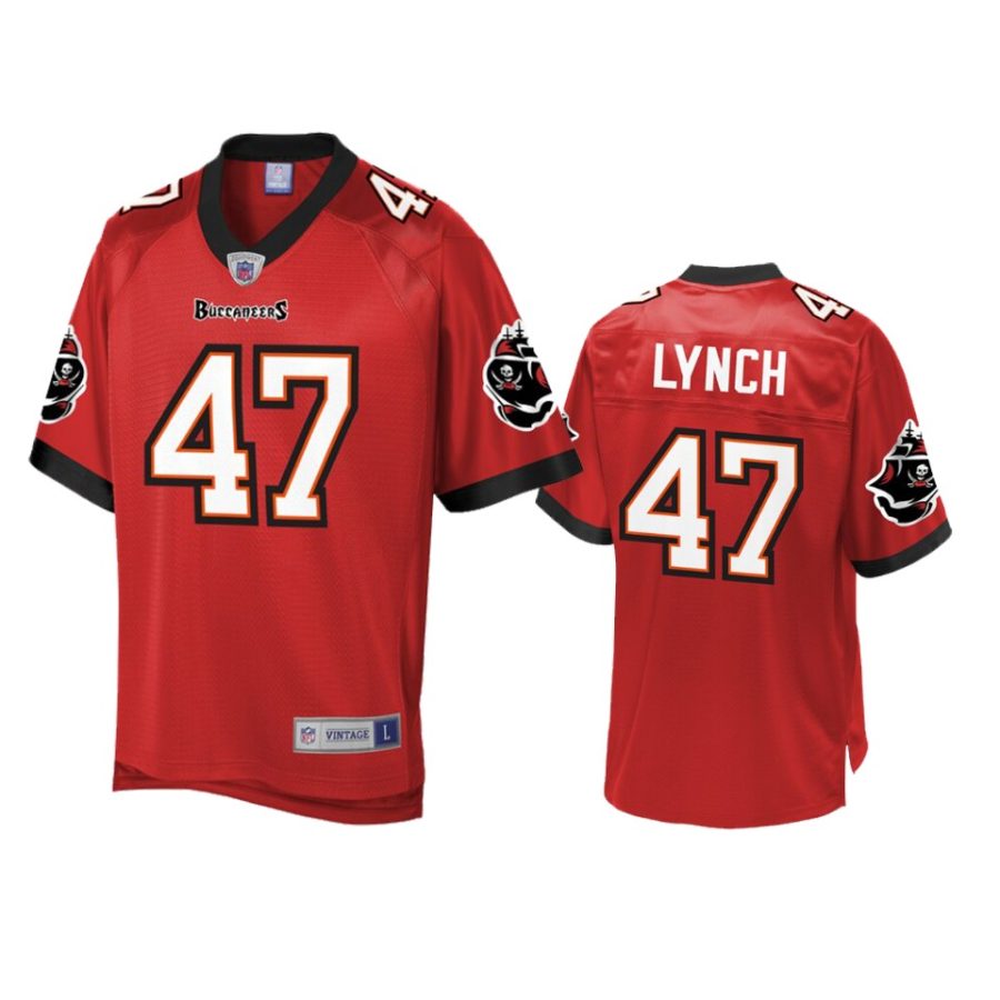 mens buccaneers john lynch red nfl pro line jersey