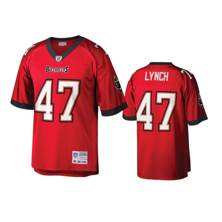 mens buccaneers john lynch red replica jersey