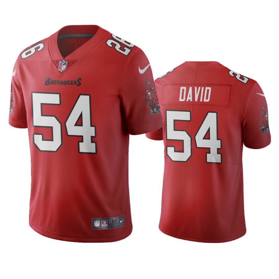 mens buccaneers lavonte david red 2020 vapor limited jersey