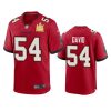 mens buccaneers lavonte david red super bowl lv champions game jersey