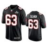 mens buccaneers lee roy selmon black super bowl lv game fashion jersey