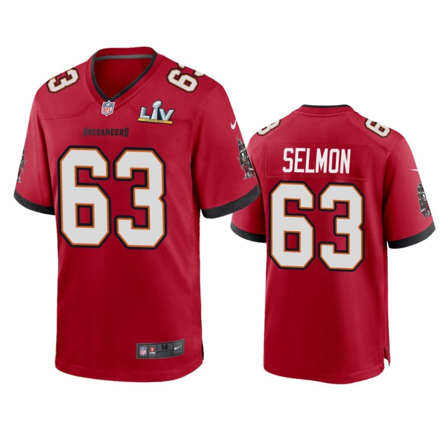 mens buccaneers lee roy selmon red super bowl lv game jersey