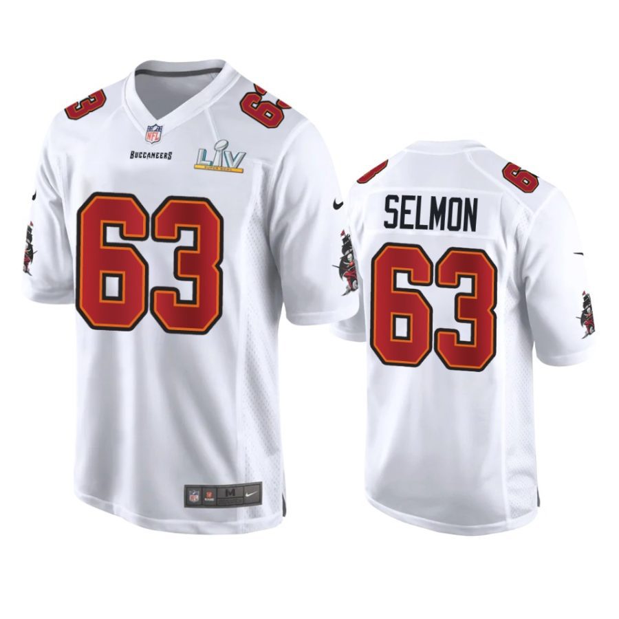 mens buccaneers lee roy selmon white super bowl lv game fashion jersey