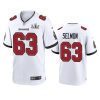 mens buccaneers lee roy selmon white super bowl lv game jersey