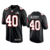 mens buccaneers mike alstott black super bowl lv game fashion jersey