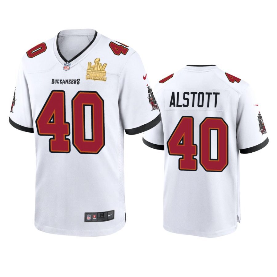 mens buccaneers mike alstott white super bowl lv champions game jersey