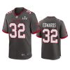 mens buccaneers mike edwards pewter super bowl lv game jersey