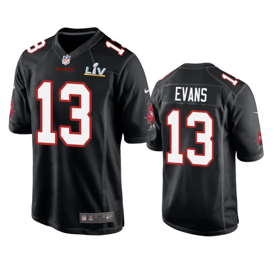 mens buccaneers mike evans black super bowl lv game fashion jersey