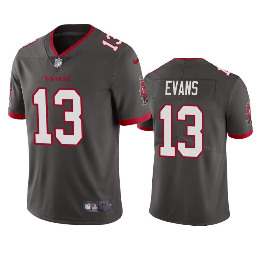 mens buccaneers mike evans pewter 2020 vapor limited jersey