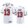 mens buccaneers mike evans white super bowl lv game jersey