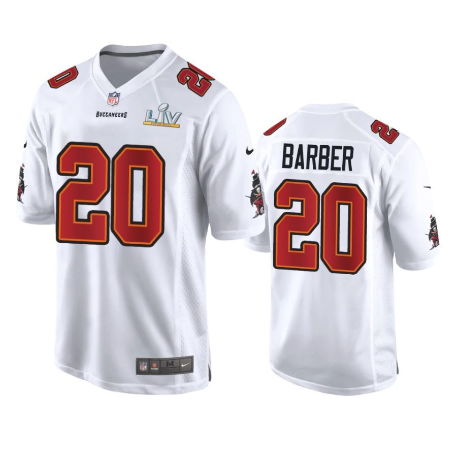 mens buccaneers ronde barber white super bowl lv game fashion jersey