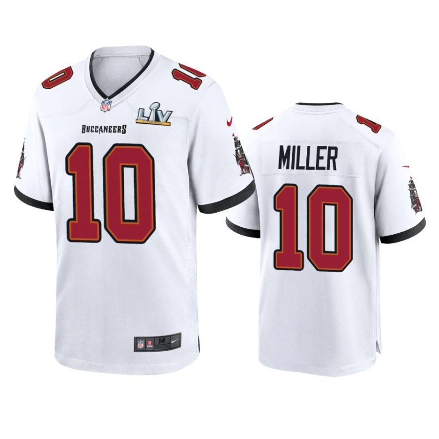 mens buccaneers scotty miller white super bowl lv game jersey