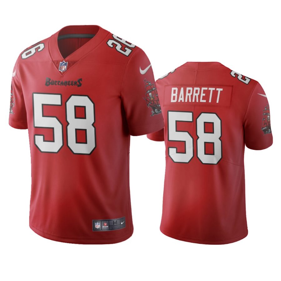 mens buccaneers shaquil barrett red 2020 vapor limited jersey