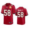 mens buccaneers shaquil barrett red super bowl lv champions game jersey