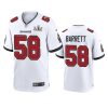 mens buccaneers shaquil barrett white super bowl lv game jersey