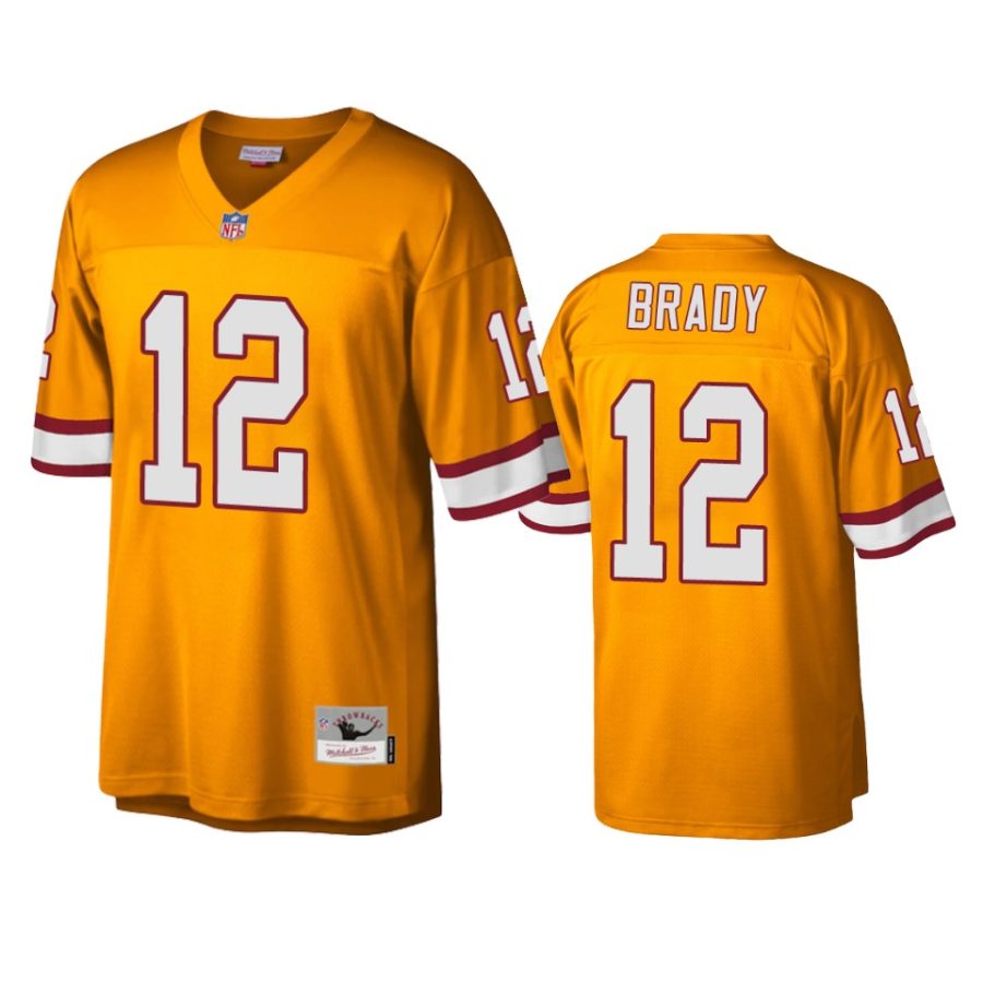 mens buccaneers tom brady orange legacy replica jersey