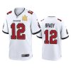 mens buccaneers tom brady white super bowl lv champions game jersey