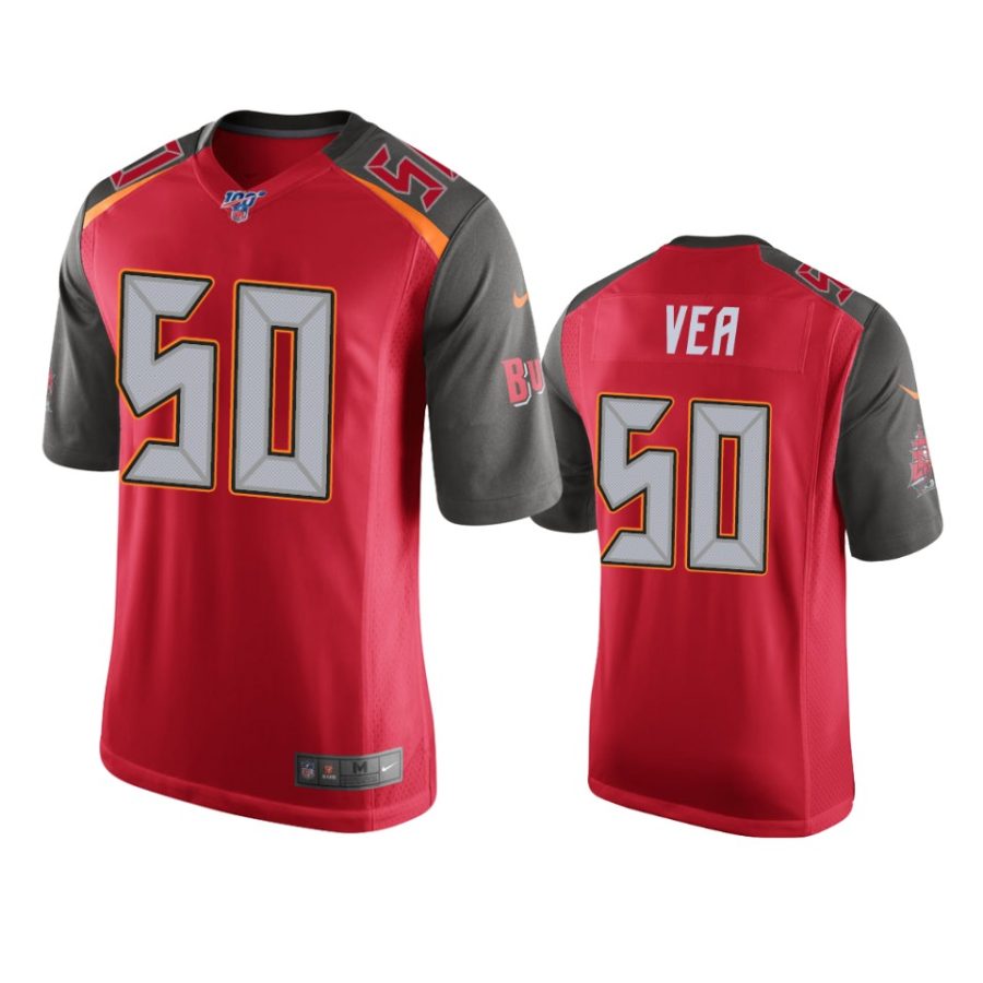 mens buccaneers vita vea red 100th season game jersey