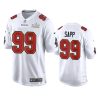 mens buccaneers warren sapp white super bowl lv game fashion jersey