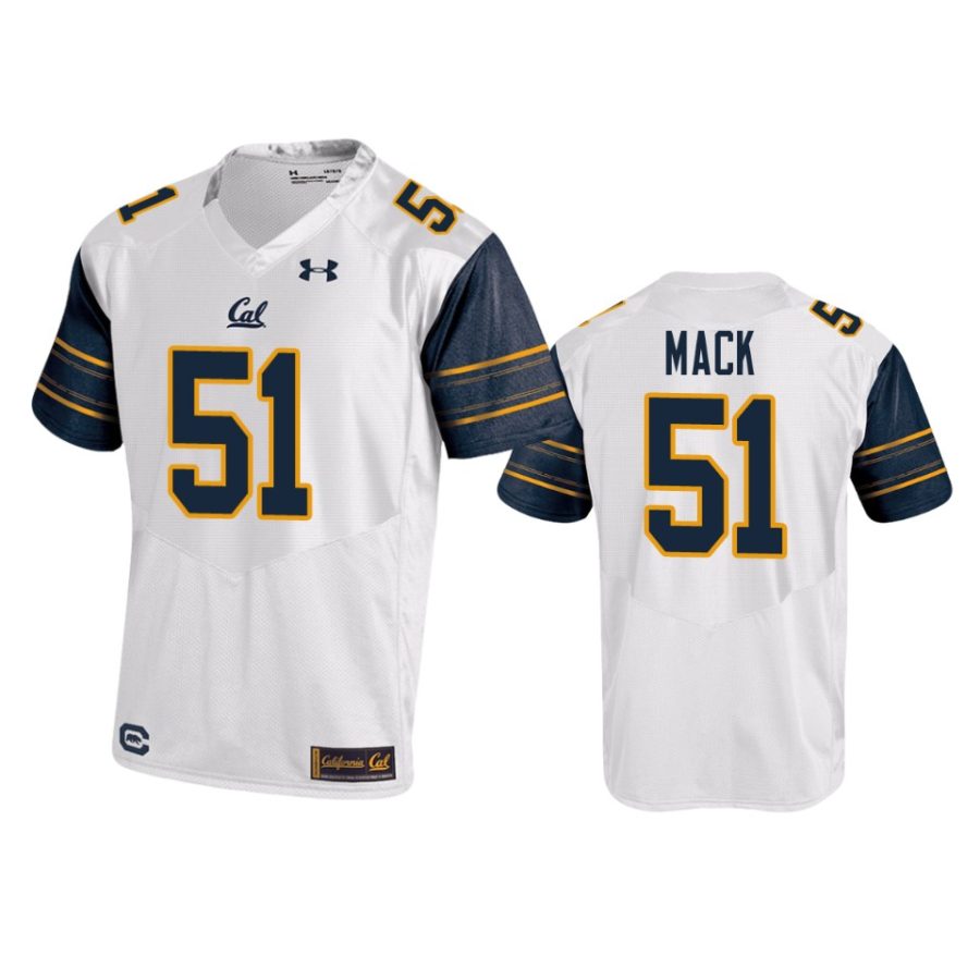 mens cal golden bears alex mack white performance jersey