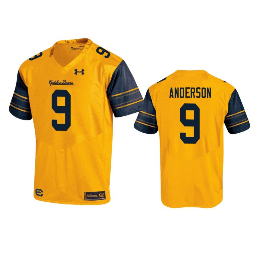 mens cal golden bears c.j. anderson gold performance jersey