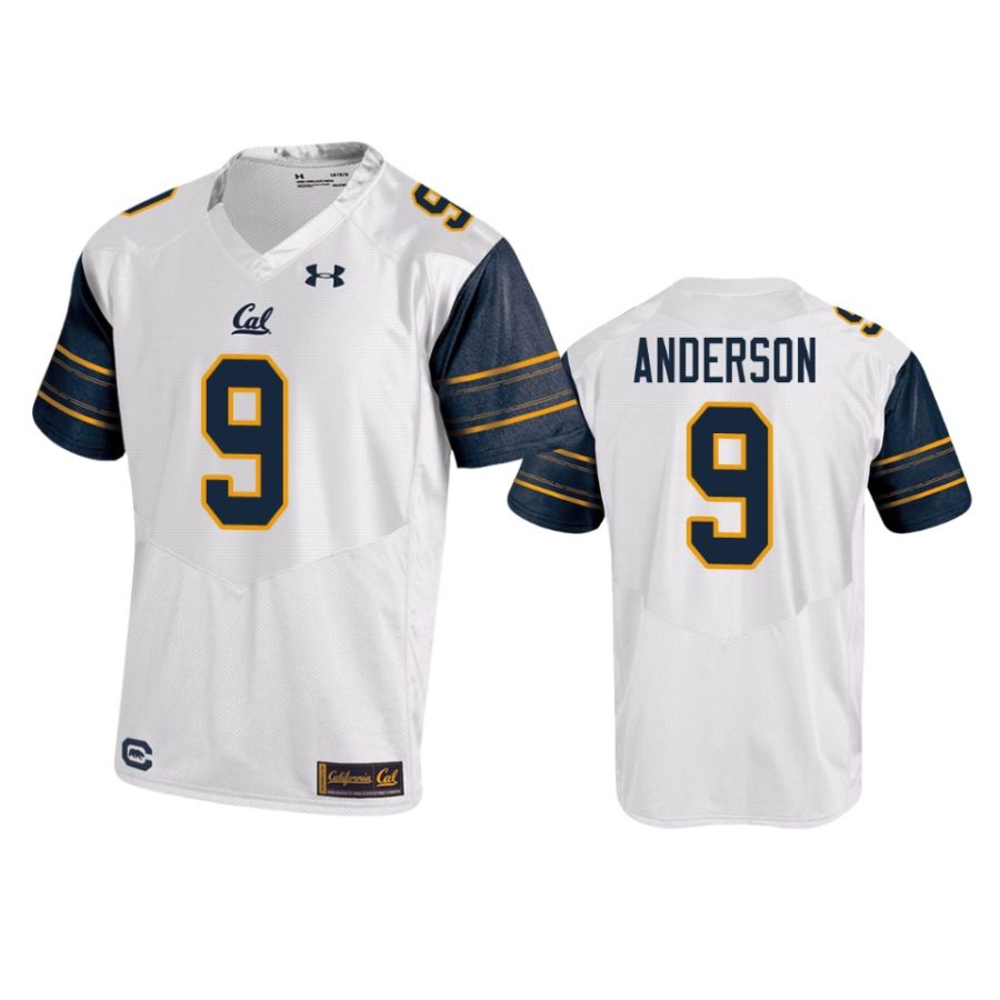 mens cal golden bears c.j. anderson white performance jersey