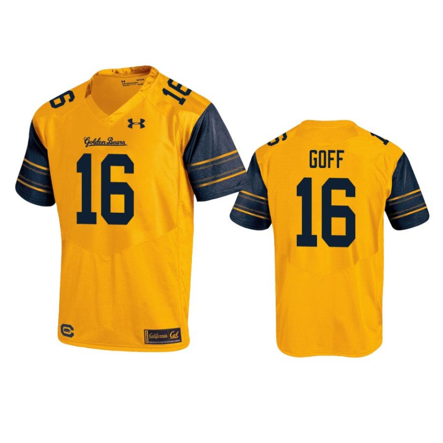 mens cal golden bears jared goff gold performance jersey