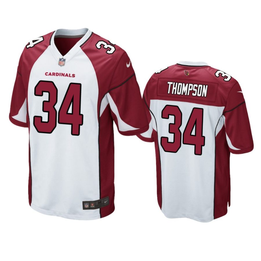 mens cardinals jalen thompson white game jersey