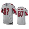 mens cardinals maxx williams silver inverted legend jersey