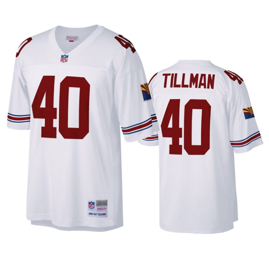 mens cardinals pat tillman white legacy replica retired player jersey