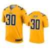 mens chargers austin ekeler gold inverted legend jersey