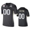 mens chargers custom anthracite 2021 afc pro bowl game jersey