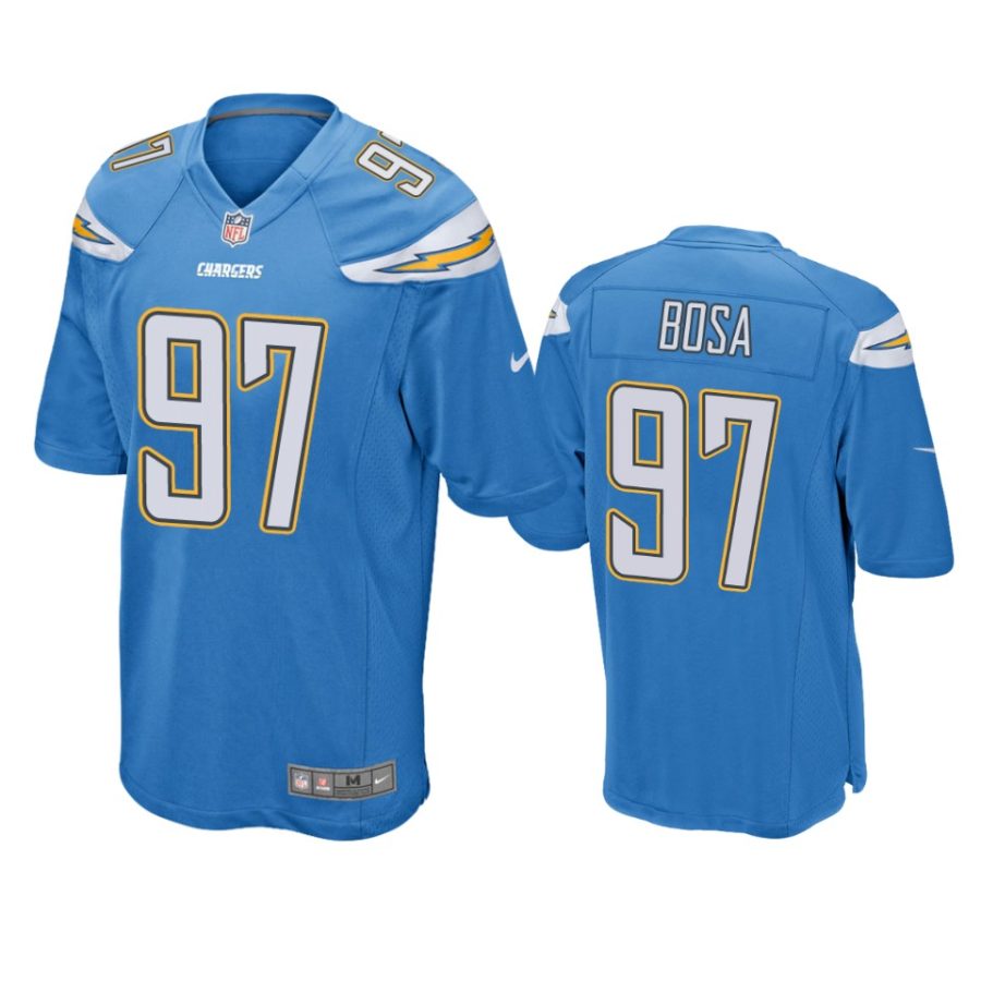 mens chargers joey bosa blue game jersey