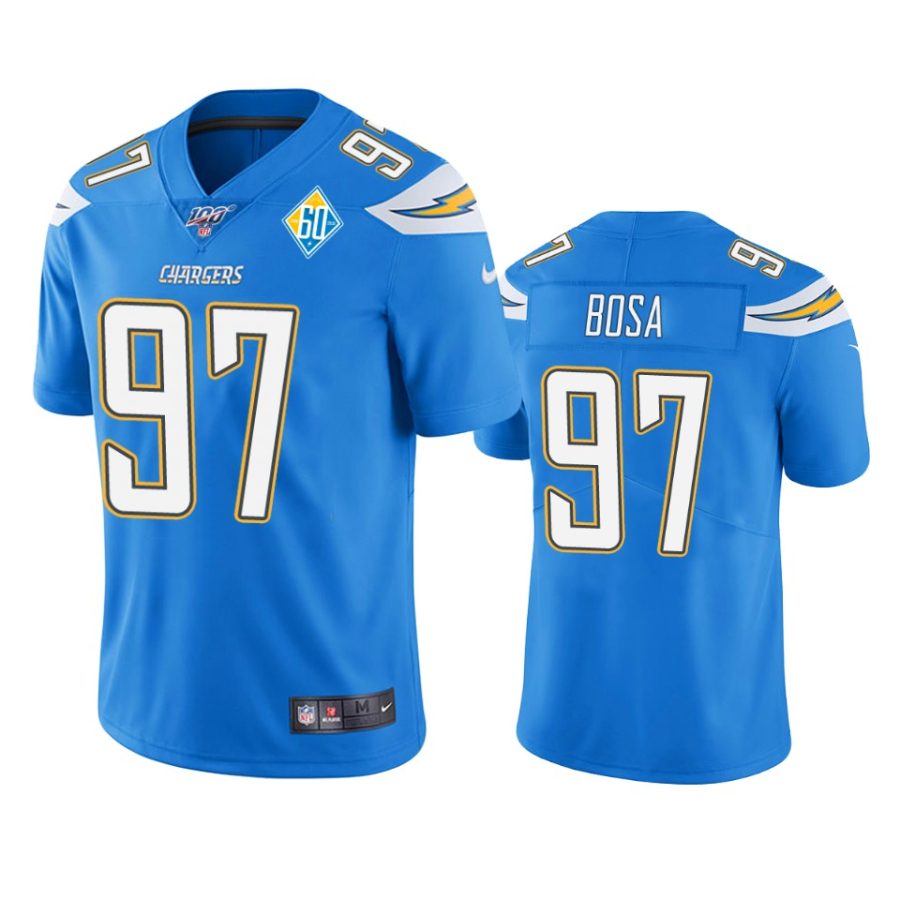 mens chargers joey bosa light blue 60th anniversary vapor limited jersey