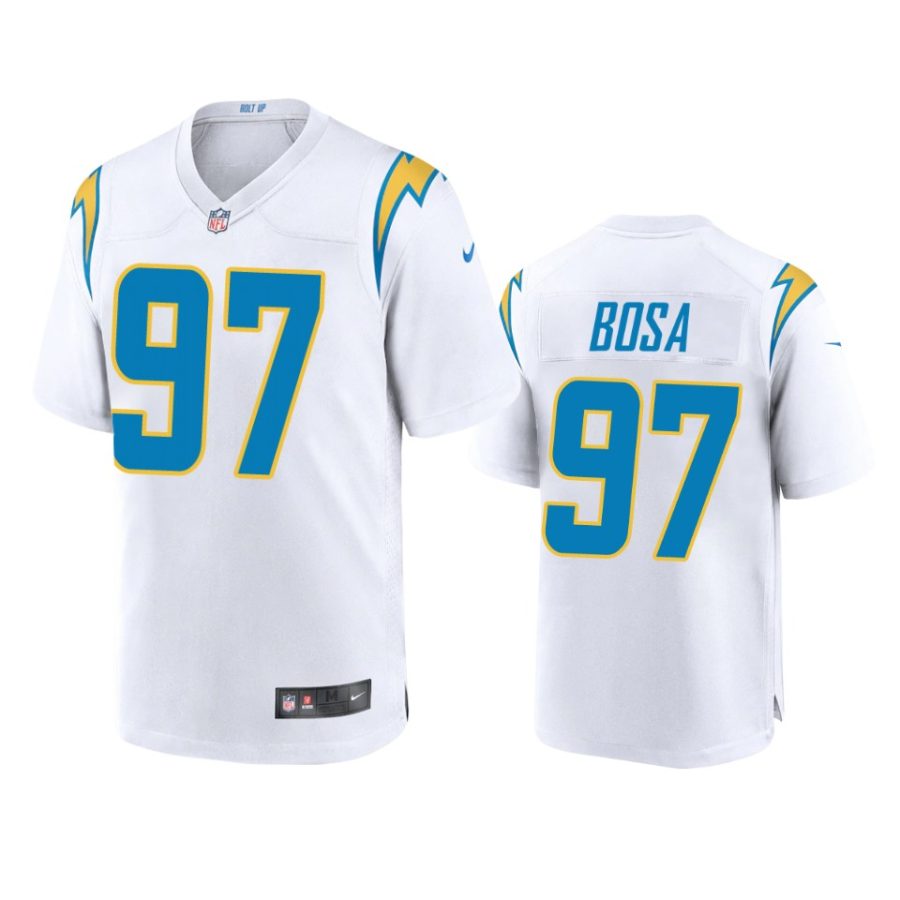 mens chargers joey bosa white 2020 game jersey