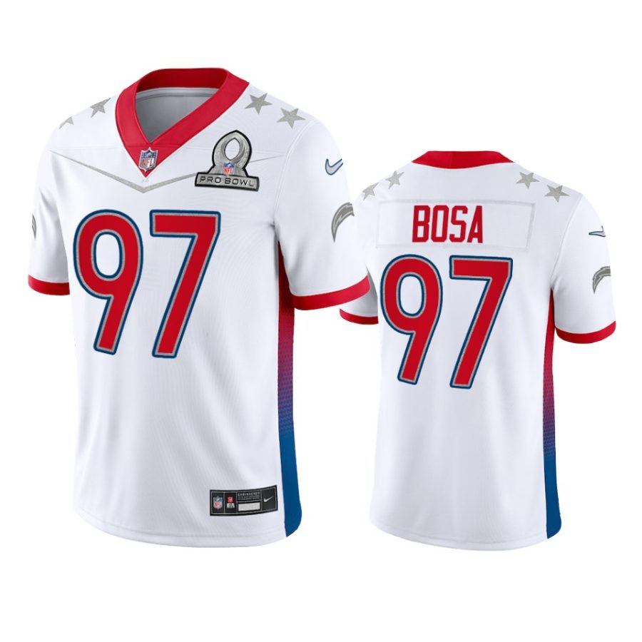 mens chargers joey bosa white game 2022 afc pro bowl jersey